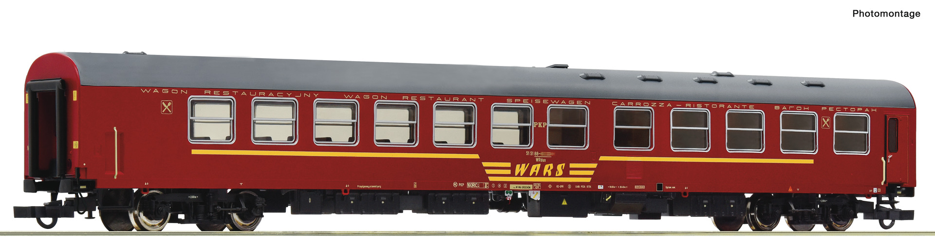 Roco 6200060 - H0 - Speisewagen 'Wars', PKP, Ep. IV-V